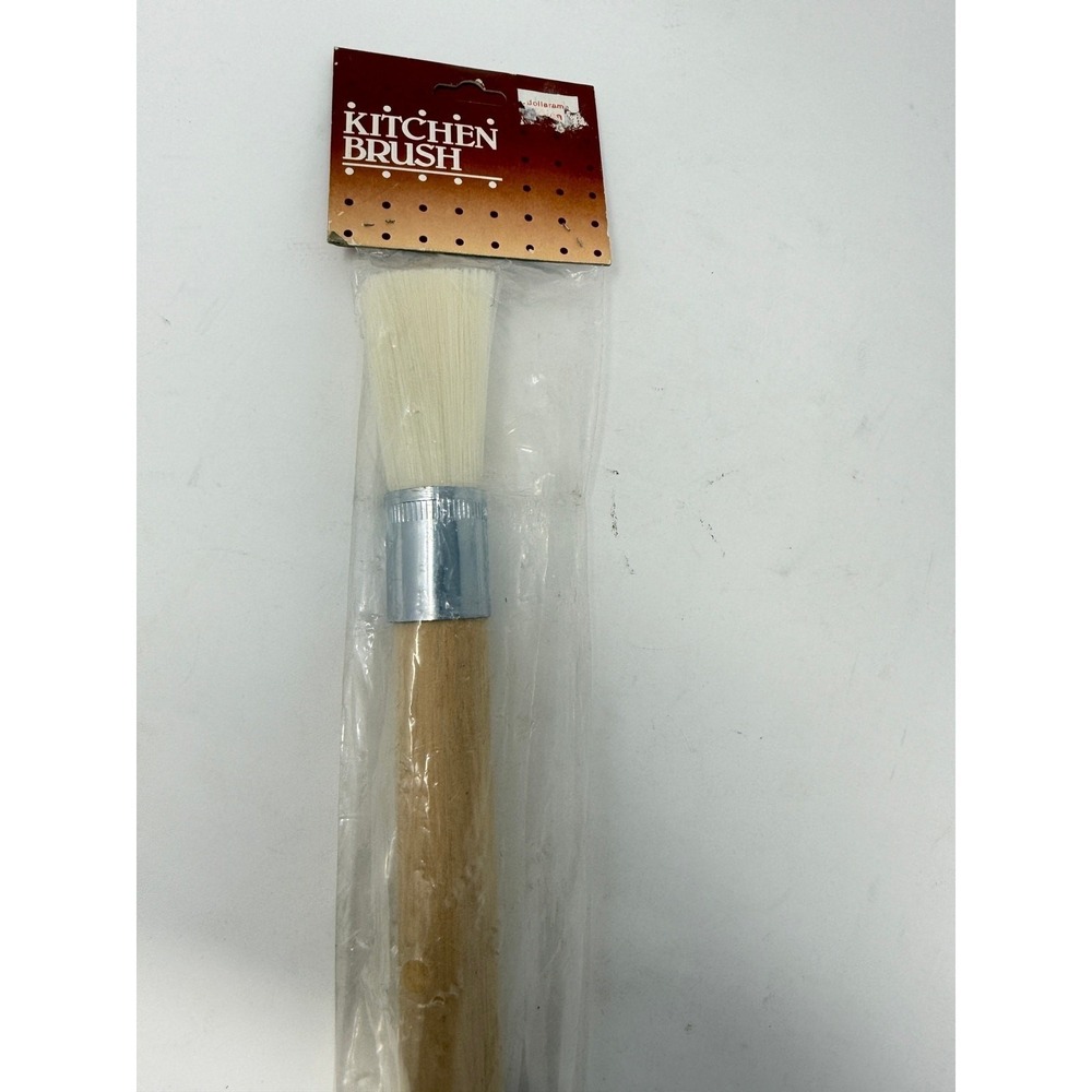 Vintage Kitchen Brush Basting Pastry New Old Stock Wood Handle BROSSE DE CUISINE - Picture 7 of 9